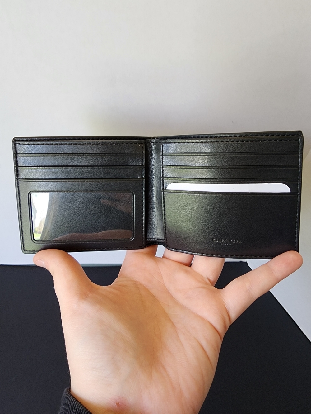 ✨️NWOT✨️ Coach X Keith Haring Hula Dance ID Billfold Wallet, 2018, $178 MSRP - Picture 4 of 7